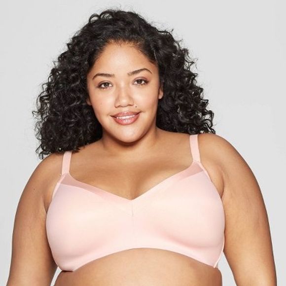 Auden Other - Auden Women's Plus Size Casual Wirefree Bra Auden Other - Auden Women's Plus Size Casual Wirefree Bra